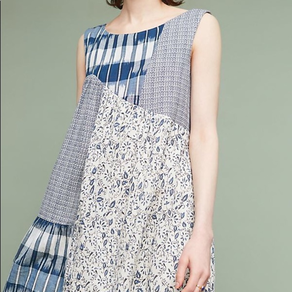 Anthropologie Holding Horses Patchwork Dress